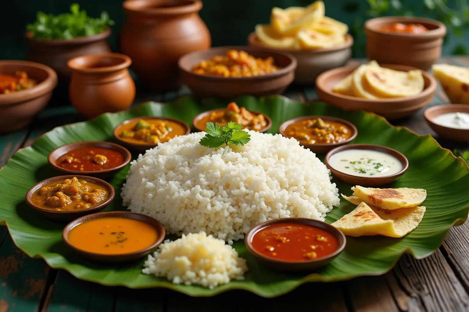 Authentic Sri Lankan Banana Leaf Feast at Ko Lake Villa
